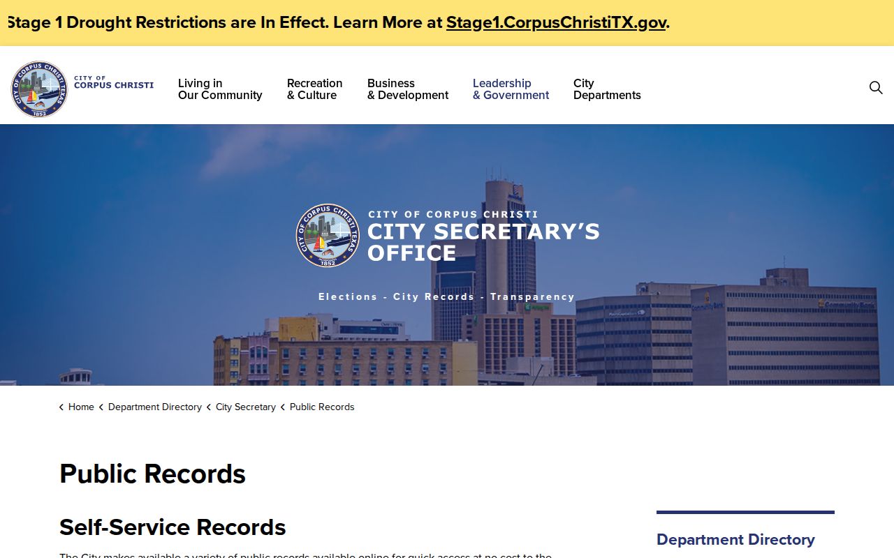 Nueces County neighbors public records request options in Corpus Christi